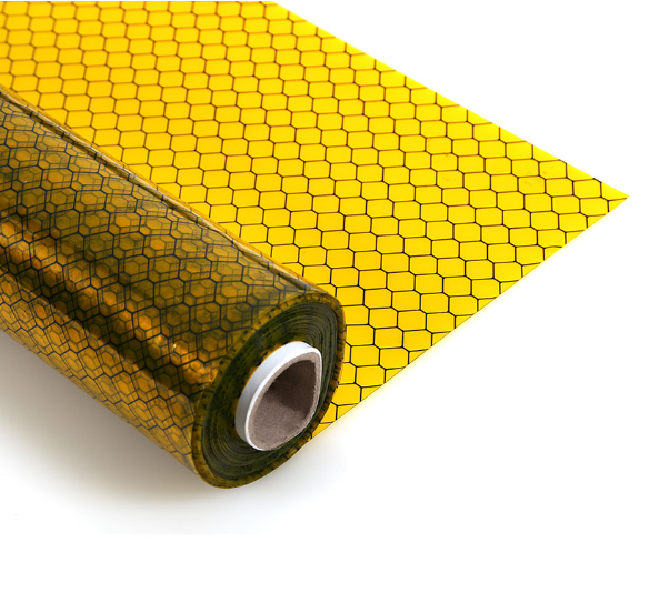 Yellow Grid Honeycomb ESD Antistatic Curtain